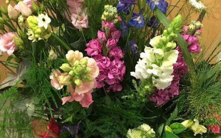 Boeket gemaakt door Bloemsierkunst Florade