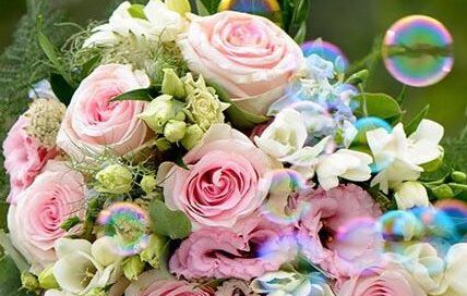Trouwboeket gemaakt door Bloemsierkunst Florade